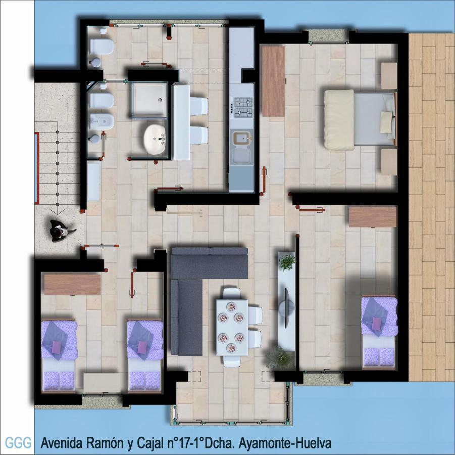 דירות Ayamonte Deluxe מראה חיצוני תמונה